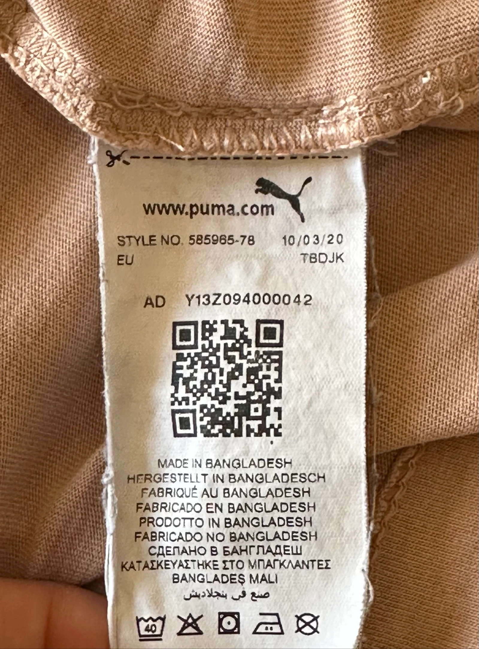 Camiseta Puma com logo bordado – Tamanho PP – Original – photo 7